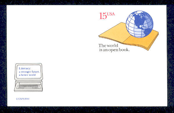 UX146   15c Literacy F-VF Mint Postal Card #UX146