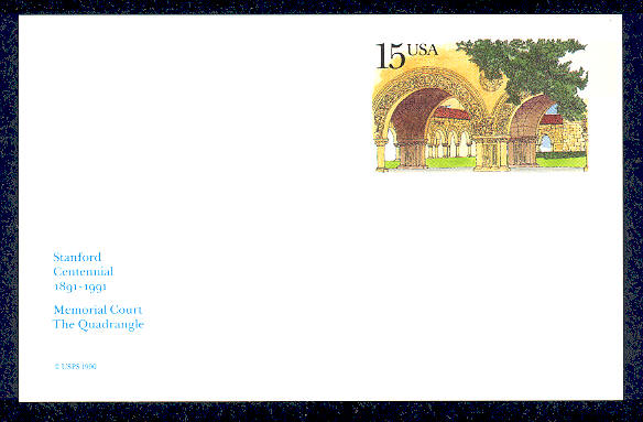 UX150   15c Stanford F-VF Mint Postal Card #UX150