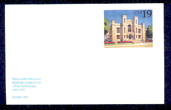 UX160   19c Wadsworth F-VF Mint Postal Card #UX160