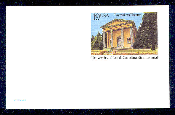 UX170   19c Univ of N.C. F-VF Mint Postal Card #UX170