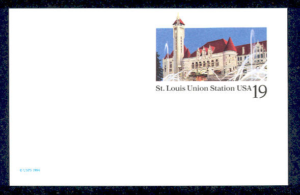 UX177   19c St. Louis Stn F-VF Mint Postal Card #UX177