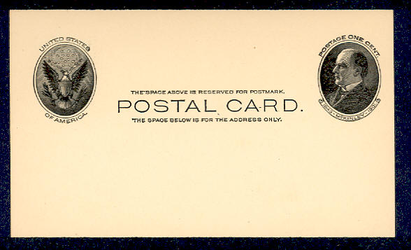 UX 18   1c McKinley F-VF Mint Postal Card #16573