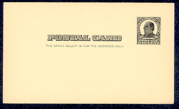 UX 19   1c McKinley F-VF Mint Postal Card #16574