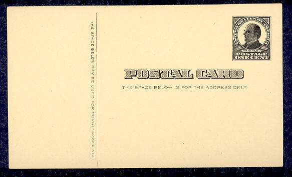 UX 20   1c Correspondence.at Left F-VF Mint Postal Card #16575