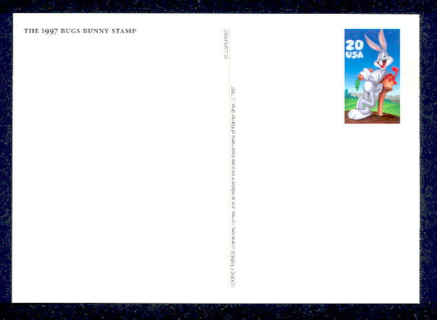 UX281   20c Bugs Bunny F-VF Mint Postal Card #UX281