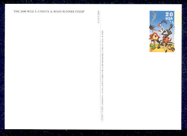 UX314   20c Roadrunner F-VF Mint Postal Card #UX314