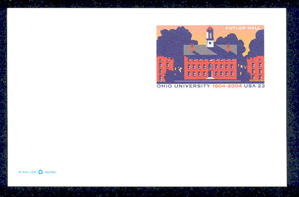 UX400   23c Ohio U F-VF Mint Postal Card #UX400