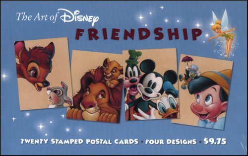 UX407-10 23c Disney set of 4 F-VF Mint Postal Cards #16778