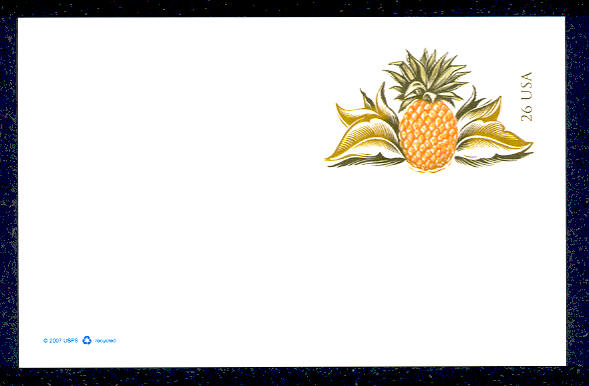 UX488   26c Pineapple F-VF Mint Postal Card #UX488