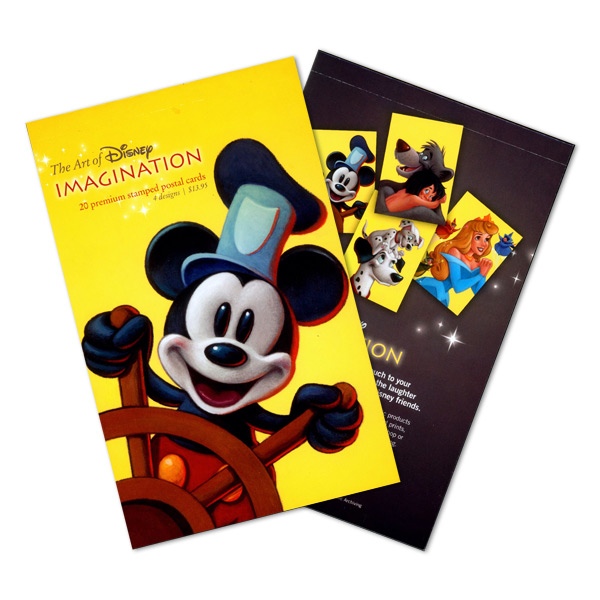 UX535-8 27c Disney Imagination Mint Postal Cards #ux535