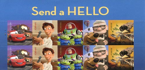 UX622-26 Disney Pixar Send a Hello Set of 5 #ux622