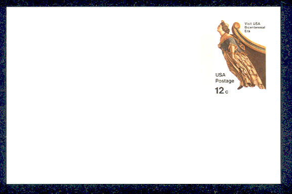 UX 67   12c Figurehead F-VF Mint Postal Card #ux67
