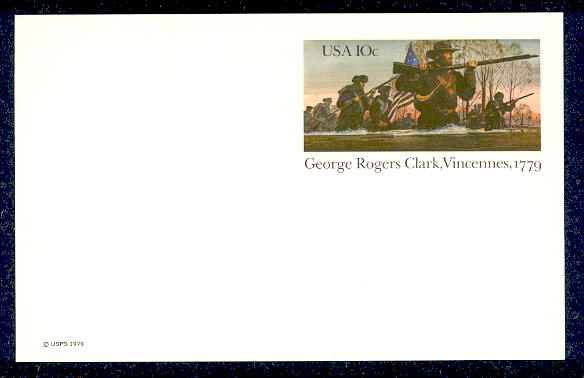 UX 78   10c G.R. Clark F-VF Mint Postal Card #UX78