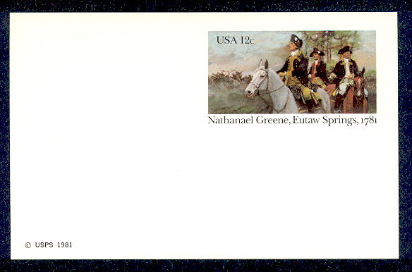 UX 90   12c N. Greene F-VF Mint Postal Card #ux90