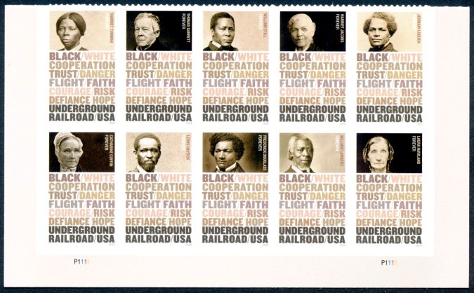 5834-43 Forever (.68) Underground Railroad MNH Plate Block of 10 5834-43pb