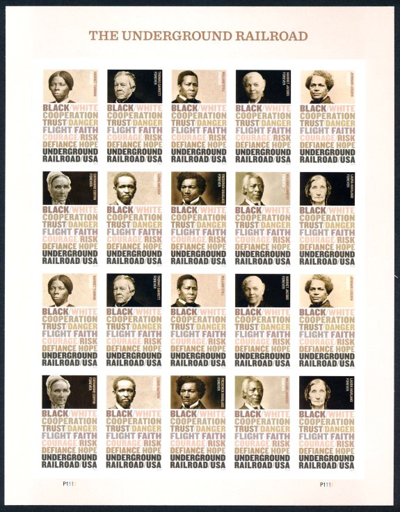 5834-43 Forever (.68) Underground Railroad MNH Sheet of 20 5834-43sh