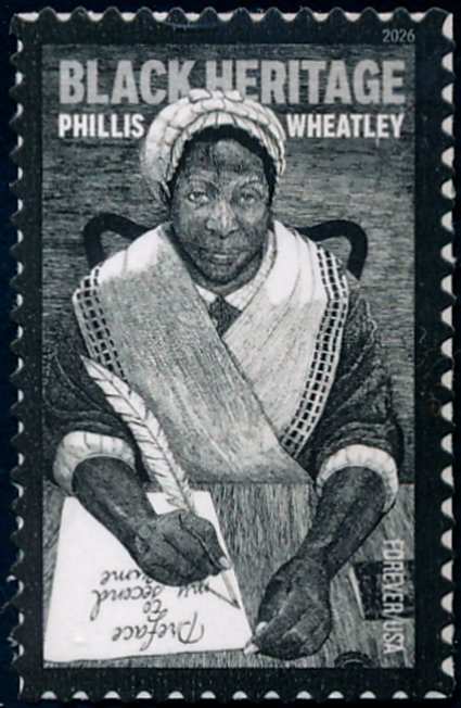6053   .78 Forever Phyllis Wheatley  Mint NH Single 6053nh