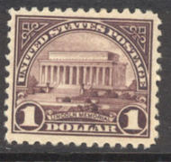 571 1. Lincoln Memorial AVG Mint Hinged 571ogavg