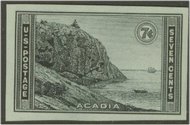 762 7c Acadia Park Imperforate F-VF Mint NH 762nh