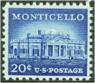 1047 20c Monticello F-VF Mint NH 1047nh