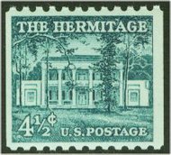 1059 4 1/2c The Hermitage Coil F-VF Mint NH 1059nh