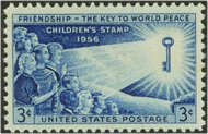 1085 3c Children's Stamp Used 1085used