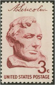 1114 3c Bust of Lincoln F-VF Mint NH Plate Block of 4 1114pb