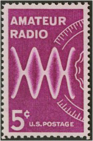 1260 5c Amateur Radio F-VF Mint NH Plate Block of 4 1260pb