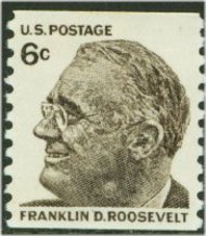 1305 6c Roosevelt, Horizontal Coil F-VF Mint NH 1305nh