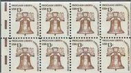 1595c 13c Liberty Bell , Booklet Pane of 8 F-VF Mint NH 1595c