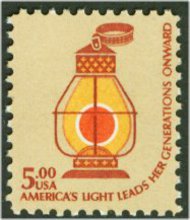 1612 5 Railroad Lantern F-VF Mint NH 1612nh