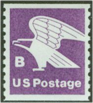 "1820 (18c) B Stamp, Coil F-VF Mint NH" 1820nh