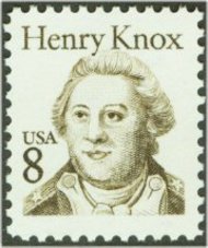 1851 8c Henry Knox F-VF Mint NH 1851nh