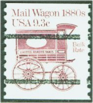 1903a 9.3c Mail Wagon Coil Precancelled F-VF Mint NH 1903anh