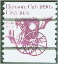 1904a 10.9c Hansom Cab Coil Precancelled F-VF Mint NH 1904anh