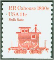 1905 11c Caboose Coil F-VF Mint NH 1905nh