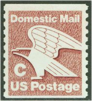 1947 (20c) C Stamp Coil F-VF Mint NH 1947nh