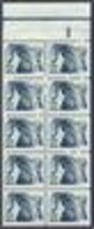 1949a 20c Sheep, Booklet Pane of 10 F-VF Mint NH 1949abk