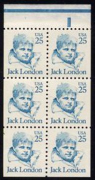 2197a 25c London Booklet Pane of 6 F-VF Mint NH 2197bk