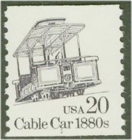 2263 20c Cable Car Coil F-VF Mint NH 2263nh