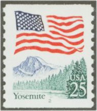 2280 25c Yosemite Coil F-VF Mint NH 2280nh