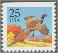 2283 25c Pheasant (from Booklet) F-VF Mint NH 2283nh