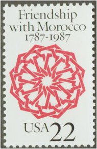 2349 22c U.S.- Morocco F-VF Mint NH 2349nh