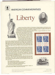 2224 22c Statue of Liberty USPS Cat. 268 Commemorative Panel cp268