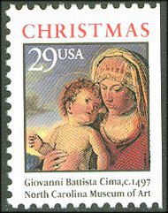 2790 29c Traditional Christmas, (from booklet)F-VF Mint NH 2790nh