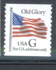 2889 (32c) Black G, Perforated Coil F-VF Mint NH 2889nh