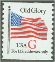 2891 (32c) Red G Perforated Coil F-VF Mint NH 2891nh