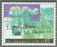 2980 32c Women's Suffrage F-VF Mint NH 2980nh