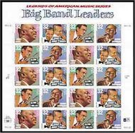3096-9s 32c Band Leaders Full Sheet 3096-9dh