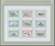 3209 1c- 2.00 Trans Mississippi Souvenir Sheet F-VF Mint NH 3209sh